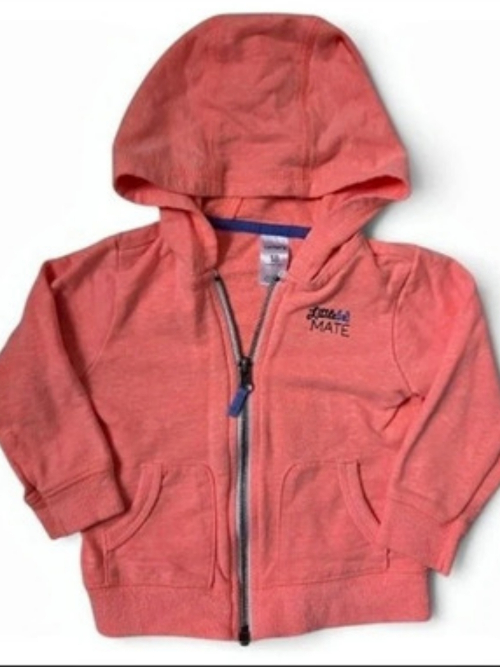 carter's Little Mate Zip-Up Hoodie Orange Size 18M